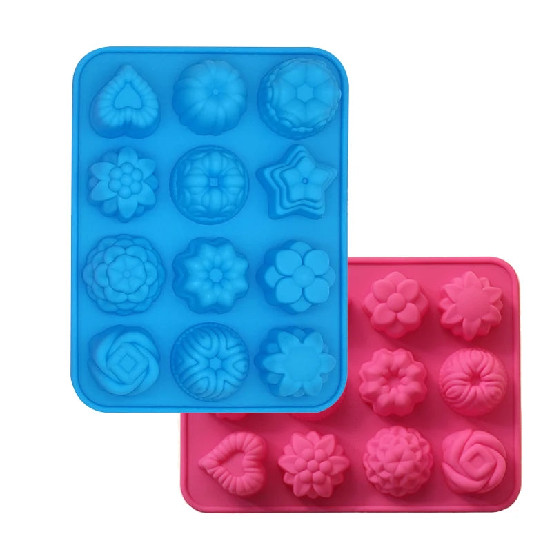 Kitchen Cake Tool Biscuit Chocolate Cake Baking Tools Silicone Moon Mold Heart Cake Molds