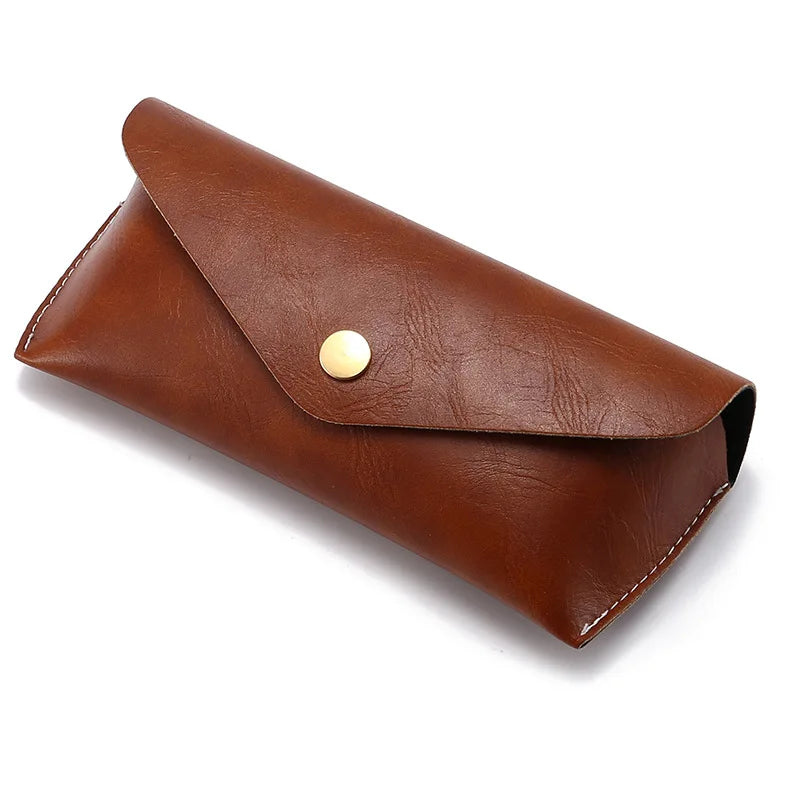 Wholesale YT1479 Custom PU Leather Sunglasses Cases Soft Portable Eyeglasses Case & Bag Brand Specialty