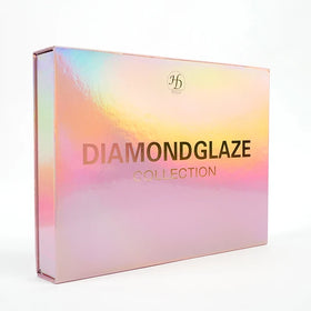 FPG Custom Logo Fold Hot Pink Holographic Packaging Box Corrugated Cosmetic Verpackung Box Pink Shipping Mailer Boxes