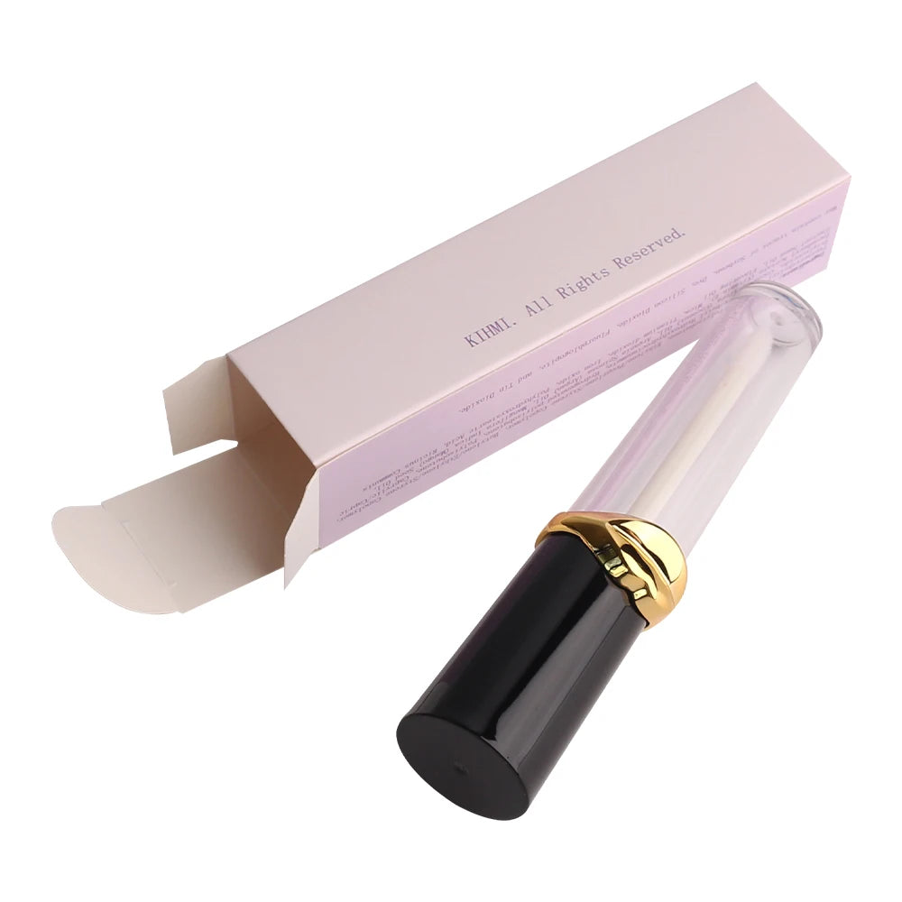 3ml 4ml 5ml Coated Paper UV Coating Matt Lamination Embossing Recyclable Customizable Cosmetic Lipstick Lip Gloss Folders