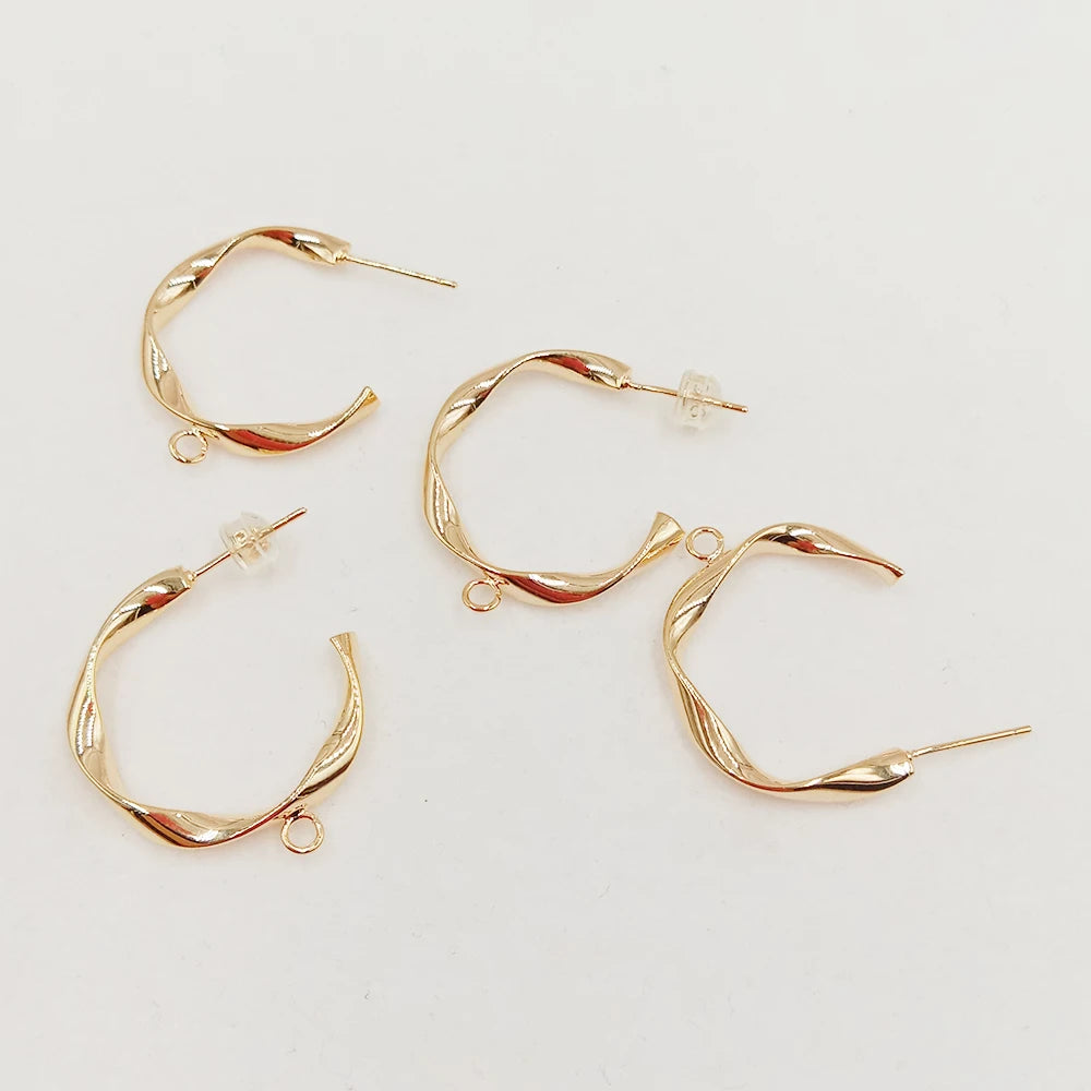 Bulk Price Stud Jewelry Findings Drop Earring Hook DIY Earrings Accessories Moon SHAPE
