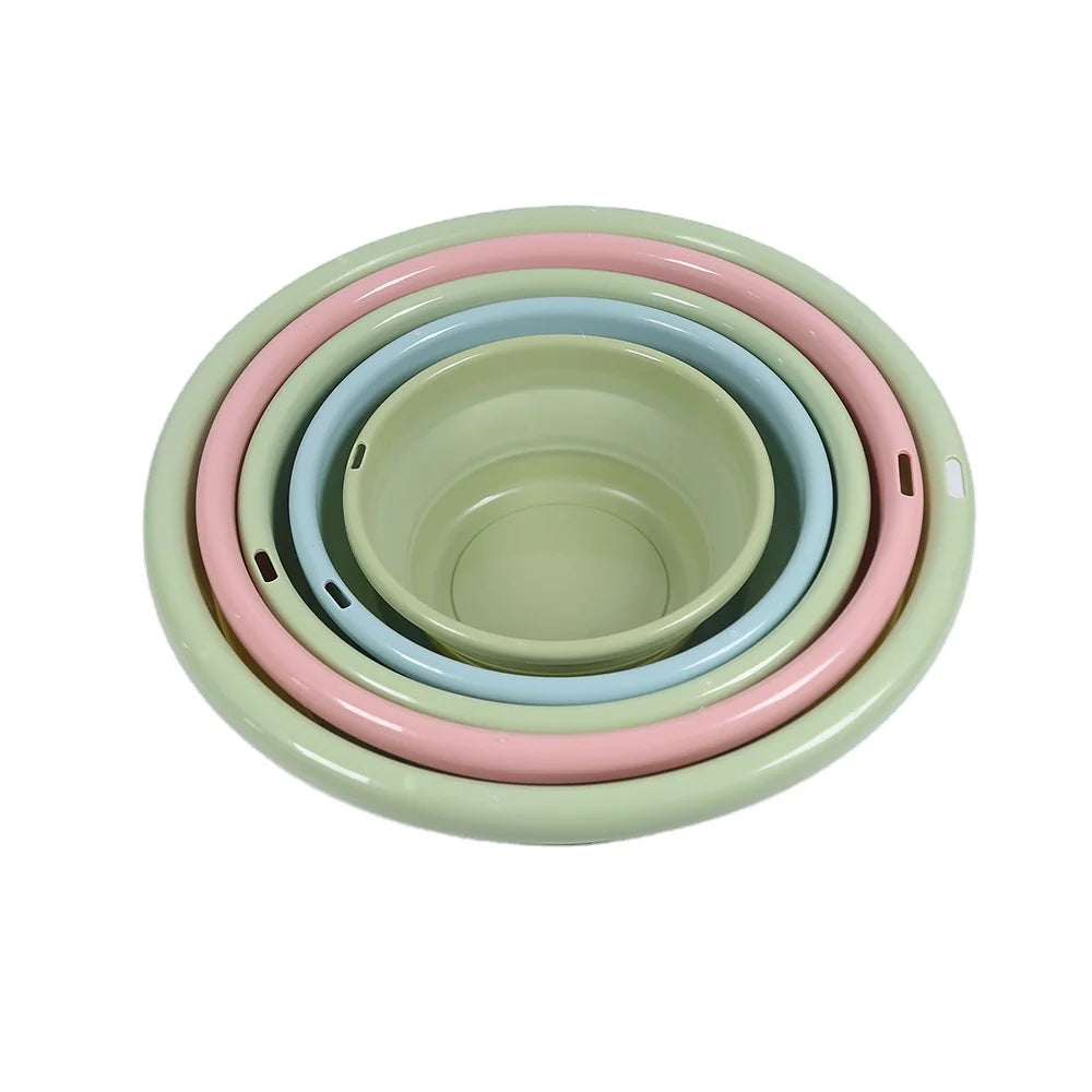 New Design Multifunctional Save Space Wall Mounted Plastic Folding Portable Sink Hand Wash Basin