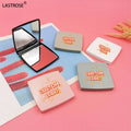 Folding Double-Sided Flip Mirror Own Logo Square Travel Hand Mirror Portable Cute Mini Mirror