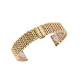 LAIHE Correa De Reloj De Acero Inoxidable Fashion Silver Rose Gold Butterfly Buckle Stainless Steel Smart  Watch Strap