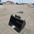 Construction Machinery Attachments Mini Excavator Quick Hitch With Excavator Bucket