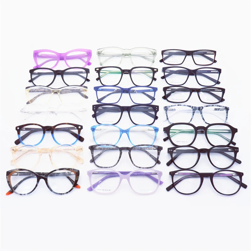 Wholesale Trendy Acetate Eyewear Women Men Optical Eye Glasses Spectacle Frame Eyeglasses Frames