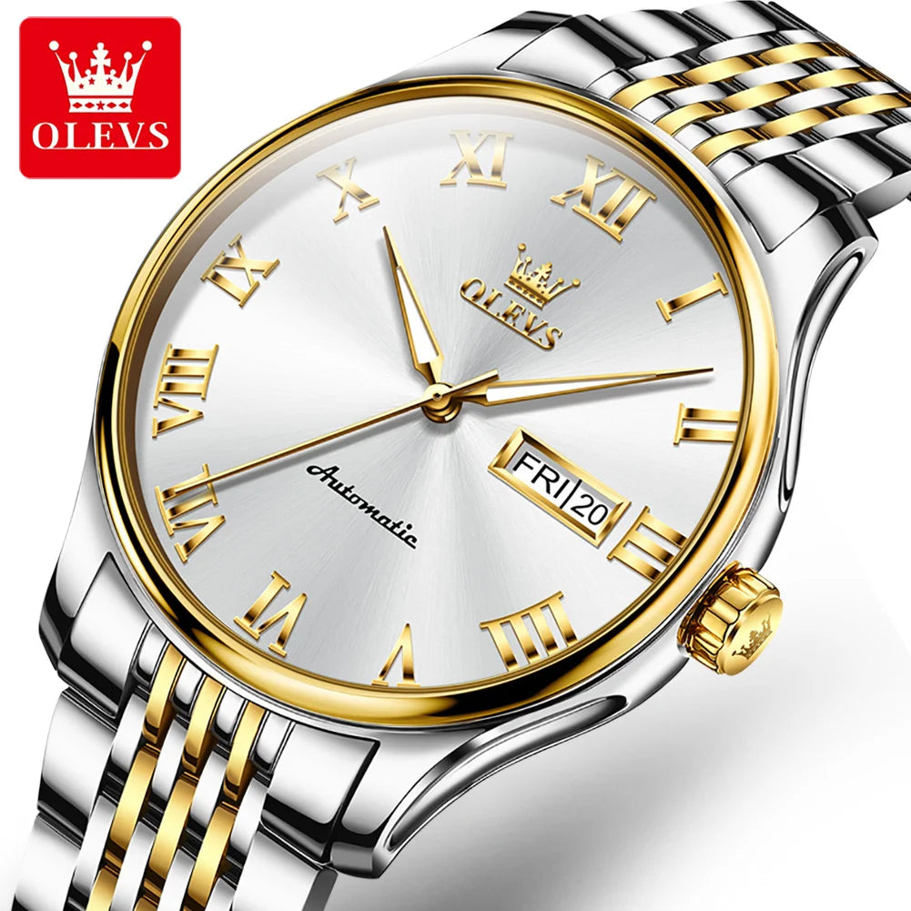OLEVS 9929  Hot Sale Custom Oem Mens Watches Classic Fashion Luxury  Mechanical Watches Man Wrist  Automatic Watch for Man