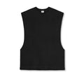 Custom logo Sleeveless Cut off Mens Workout Man Clothings Causal Gym tank Tops Men Fitness Causal Loose Vest Stringer