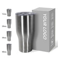 Wholesale Bulk Insulated 12oz 20oz 24oz 30oz Double Wall Stainless Steel Modern Curve Tumblers with Lid