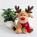 CHIQUE Popular Christmas Moose Plush Animal Stuffing Toy with Super Soft Fabric PP Cotton Filling Stress Relief