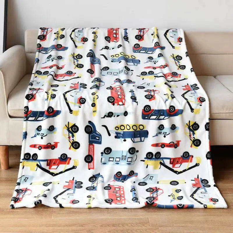 Hot Sale Custom Design Low Moq Different Size Style Polyester Baby Children Digital Print Blanket