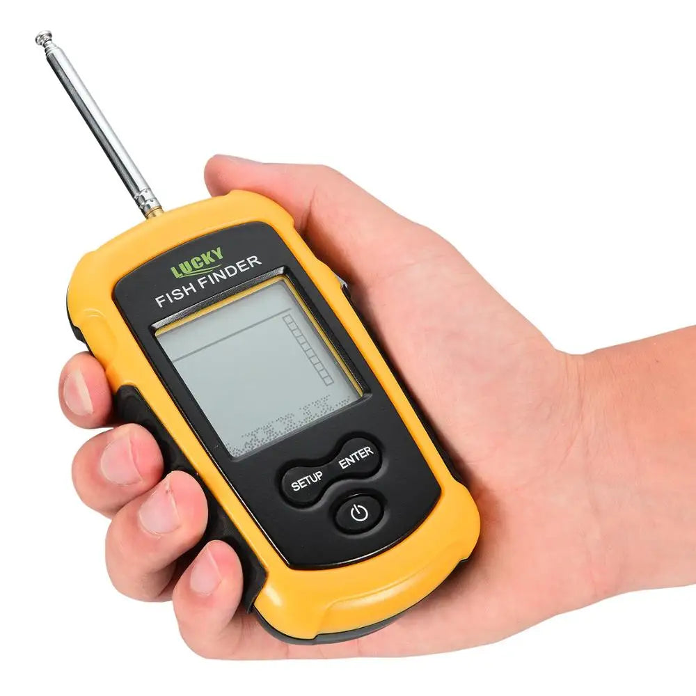 Camoro  FFCW1108-1 Portable Fish Finder Gps  Echo Sounder Depth Ocean River Wireless Sonar Fish Finder