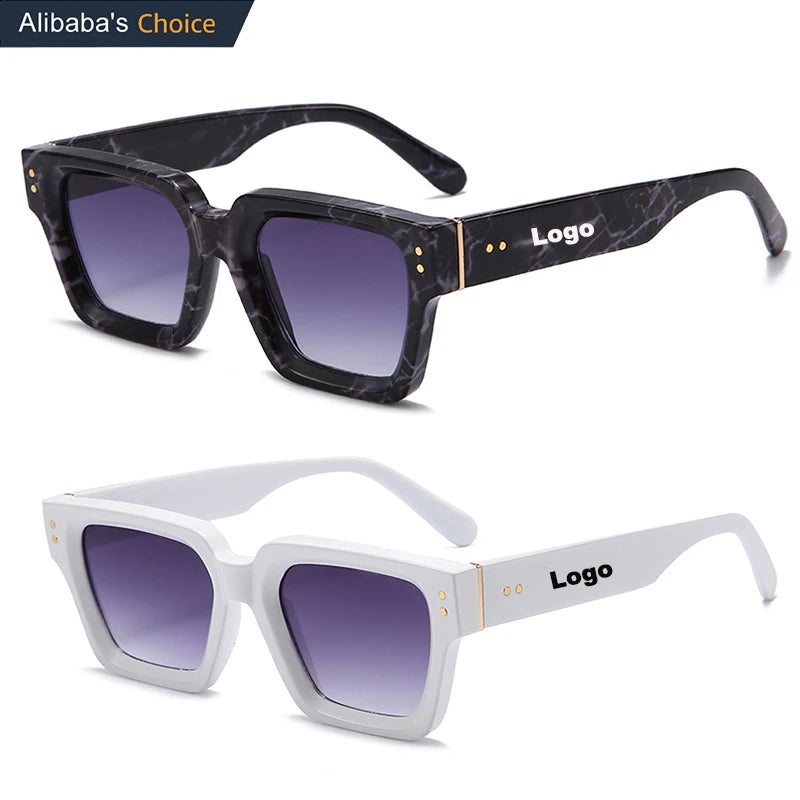 LBAshades 8263 Vintage Sunglasses Whole Luxury Custom Shades Women Designer Black Sunglasses 2023 Mens Women Square Sun Glasses