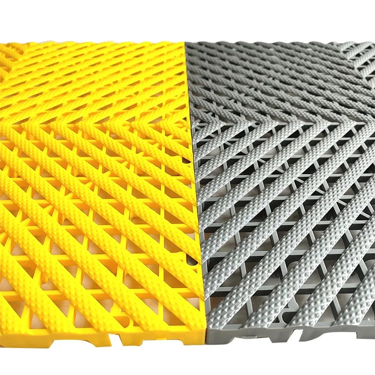 Modular 20mm Thick Epoxy Interlocking PVC Garage Floor Tiles Indoor/Outdoor Car Wash/Car Show Workshop Use Graphic 3D Model