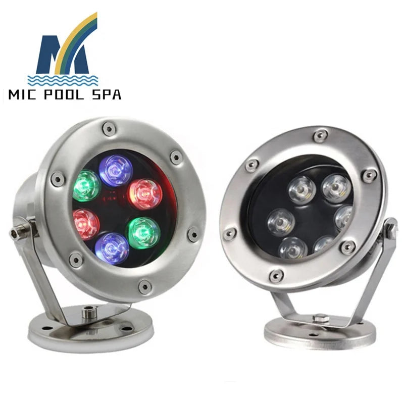 LED fountain speakers lighting outdoor underwater swimming pool 304 stainless steel waterproof fountain LED lights