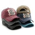 Vintage Female Spring Washed Do Old Patch Dad Hat Outdoor Travel Sun Hat Classic Cap Baseball Sports Caps