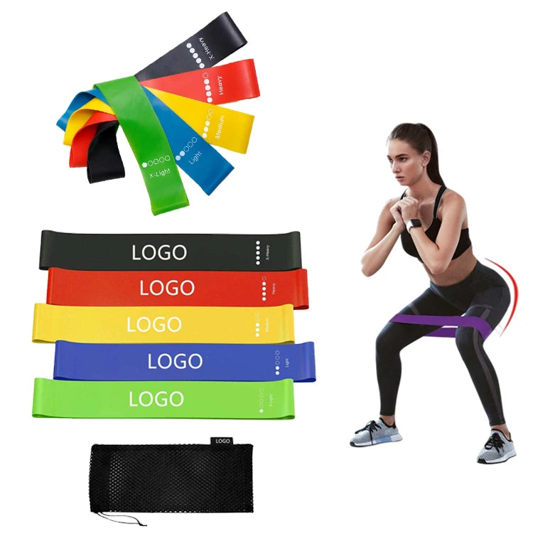 Yiwu Best Selling Elastic Workout Resistance Band Set for Home Fitness and Fitness Exercises Yoga Sport Equipment