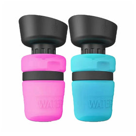 Portable Dog Drinking Cup Bowl Pet Water Dispenser Leakproof Pet Water Bottle Foldable Outdoor Travel Dog Water Bottle