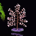 10pcs Natural Golden Rose Quartz Gemstone Tower Handmade Feng Shui Home Decoration Amethyst Cluster Crystals Laser Love Gift