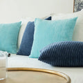 Supersoft Corduroy Cushion Cover Solid Nordic Throw Pillow Covers Decorative Pillow Case for Sofa Bed Living Room Decoration