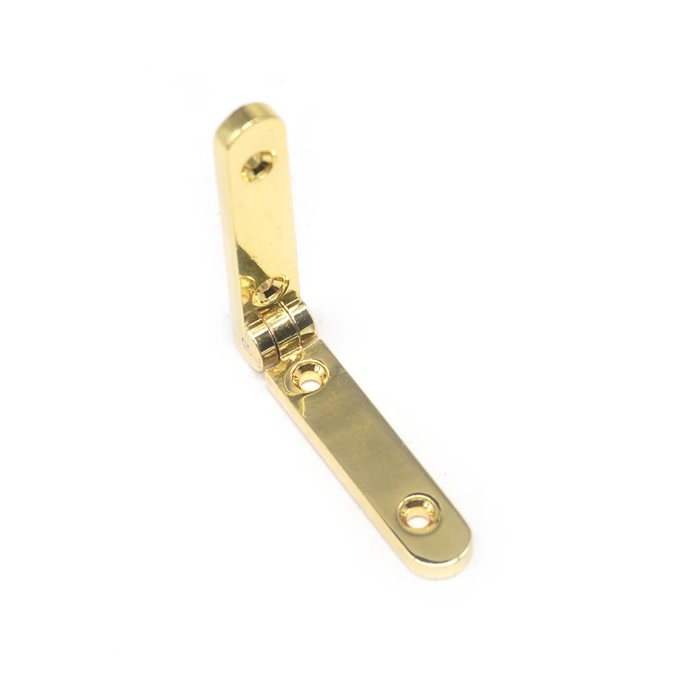 Custom High Quality Cnc Parts Gold Plated Steel Brass Hinges Adjustable Cabinet Hinges for Jewelry Box
