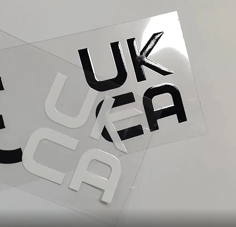 Wholesale Private Label Durable Waterproof Eco-Friendly Decorative Custom Logo Clear Transparent Adhesive Decals UV Stickers