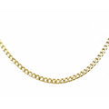 BMZ 2026 High Polishing 2 Layers Ion Plating Stainless Round Linked Chain Stainless Cuban Curb Link Necklace 60*0.5 cm Gold