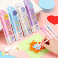 Cute Little Bear Dot Glue Pen Candy Color Quick-drying Pen Type Glue Creative Hand Account DIY Production Adhesive Tape Pen