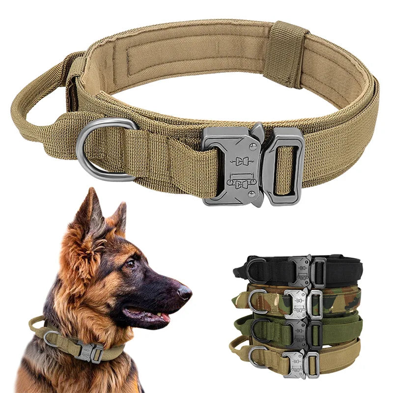 Wholesale Heavy Duty Tactical d Ring Pet Dog Collar
