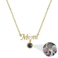 Mother's Day Necklace I Love You Mom Necklace 100 Languages Projection Pendant Heart Mom Jewelry Gift for Women Mom