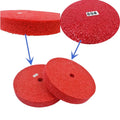 6-Inch Red Metal Deburring and Grinding Wheel Non-Woven Fiber Abrasive Product