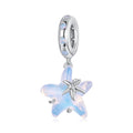 Fine Summer Jewelry Ocean Wind S925 Silver Fantasy Starfish Pendant for Original Bracelet Necklace No Allergies No Nickel