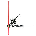 Black Aluminum Hour and Minute Hands Arrow for the Wall Clock