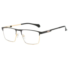New Metal Glasses Frame Color-changing Anti-blue Light Anti-blue Light Men's Glasses Frame Optical Flat Glasses