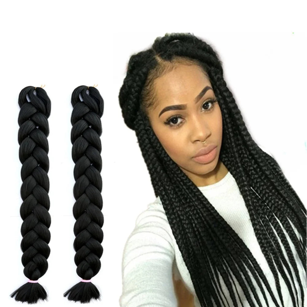 Large Stock Colorful Ombre Braiding Hair Wholesale Synthetic Artifical Hair Braiding