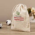 White Organic Cotton Bags Recyclable with Custom Logo and Drawstring Pillow & Bedding Bags Customizable Size