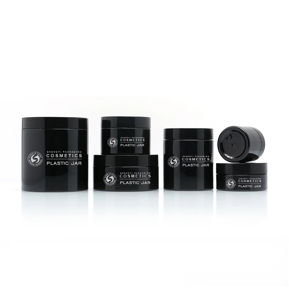 Small MOQ 100ml 200ml 250ml 4oz 8oz Empty  Body Butter Jars Plastic Jar Container for Cosmetic Packaging