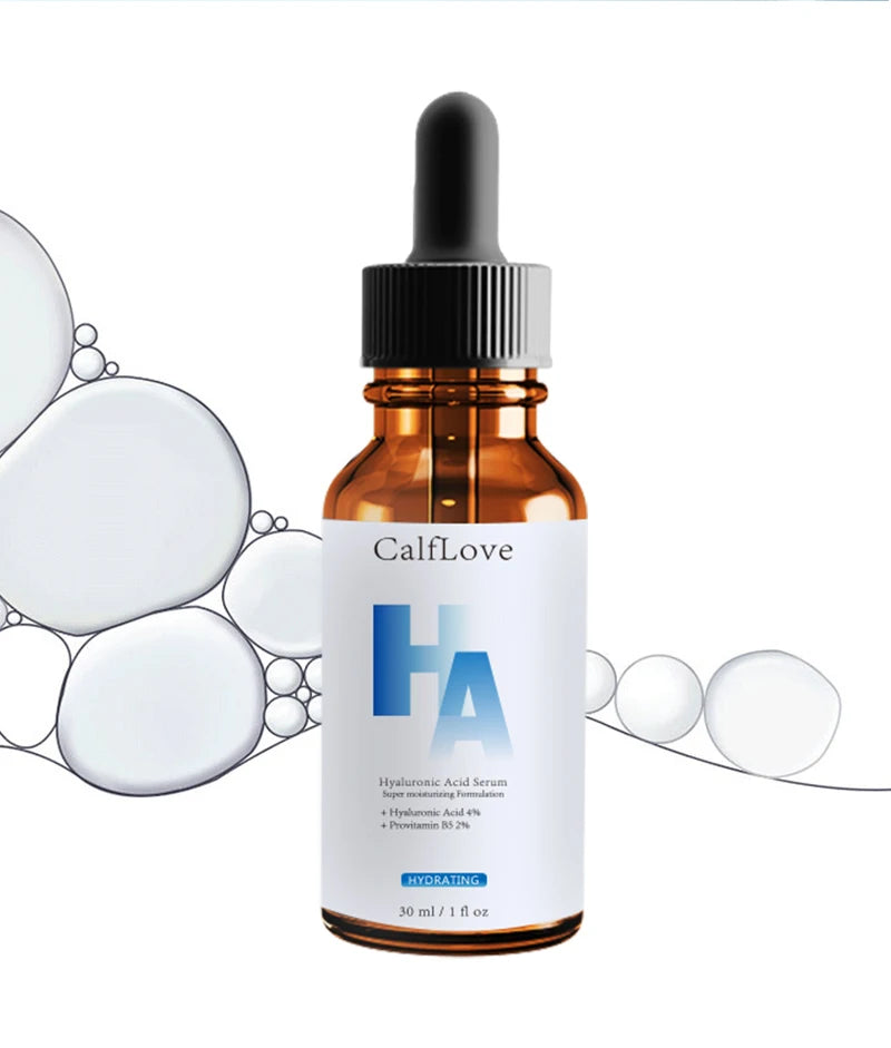 Private Label Beauty Organic Facial Deep Moisturizing Hyaluronic Acid Serum With Whitening Vitamin C & VE Serum for Face