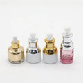 Paint Pink Purple Cosmetic Serum Bottles 30ml 1oz High End Empty Essence Oil Glass Dropper Bottle for Skin Care Packaging