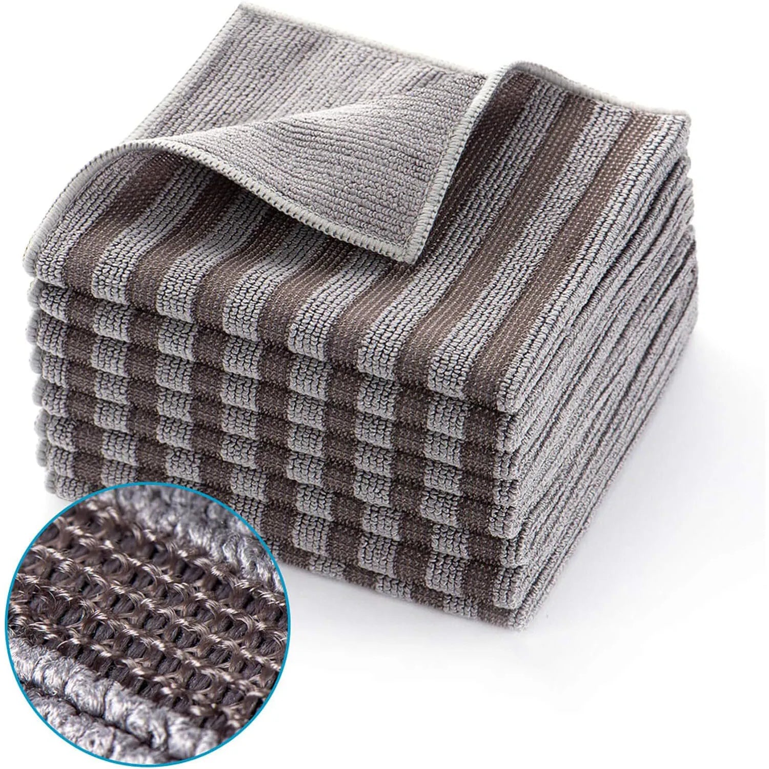 Esun Reusable Microfiber Cleaning Towels 80% Polyester 20% Polyamide Easy to Remove Kitchen Dirt and Oil