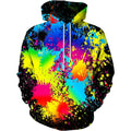 Fitspi Wholesale Unisex Print Hoodies 3d Colorful Novelty Design Long Sleeve Sweaters Sweatshirt With Pocket