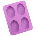 Saffron Lotus DIY Artificial Round Flower Soap Cake Mold for Mother's Day Baking Silicone Mold