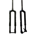 Light Weight High Strength Grmrk Shock Absorber Carbon Fiber EBike MTB Front Fork 29 Cone Tube Air Pressure Inverted Fork