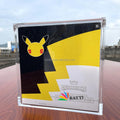RAY YI Strong Magnet 25th Anniversary Celebrations With Round Corners Pokemon Center Etb Box Acrylic case Protector