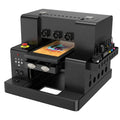 A4 UV Printer Sticker Printing Machine 2 in 1 XP600 Printhead LED Inkjet Flatbed Printer for Flat Metal Phone Case Glass Sign