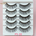 Abestyou 3D Transparent Natural Black Vegan Full Strip Self-Adhesive Reusable Glow Dark Clear Faux Mink Cruelty-Free Eyelashes