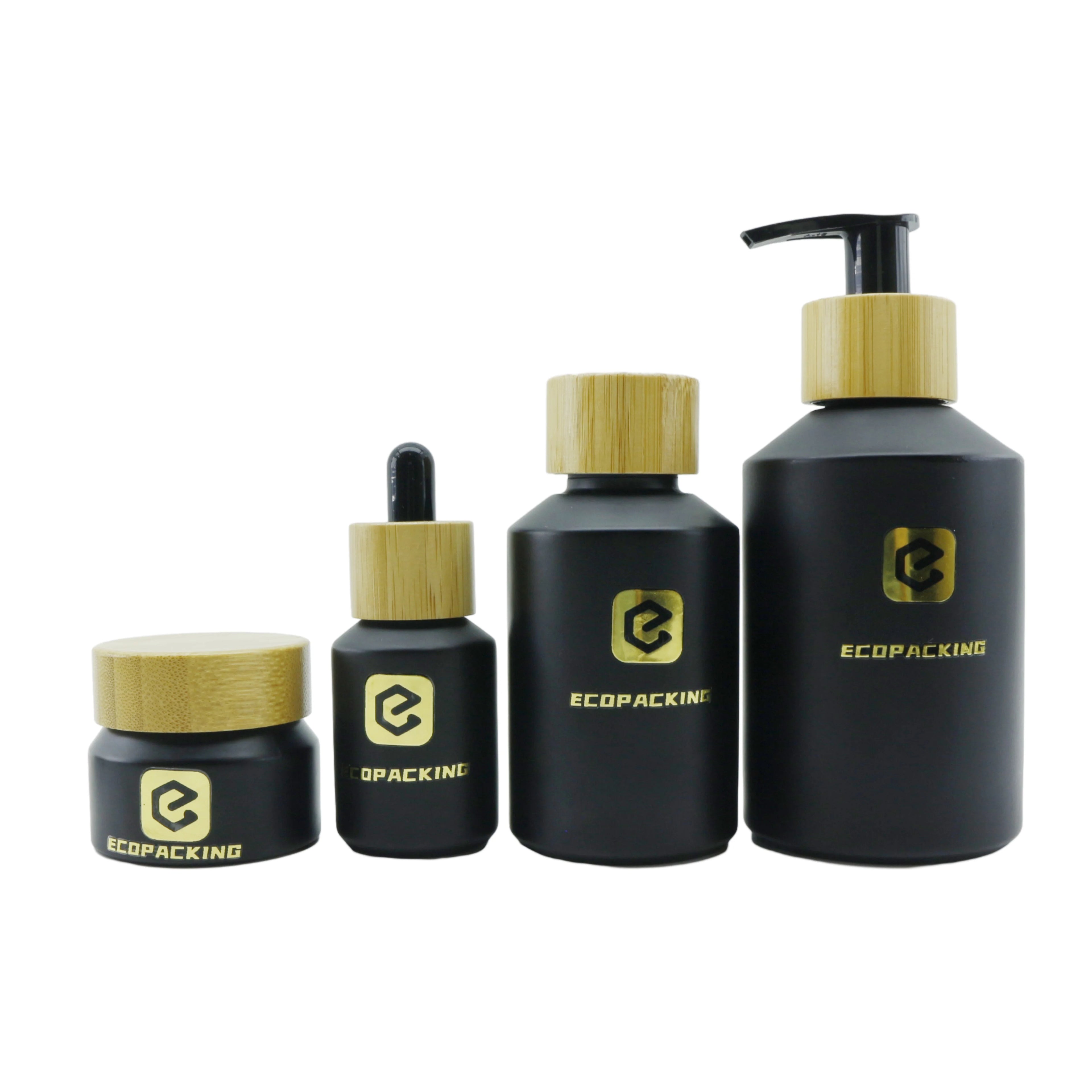 Custom Luxury 1oz 2oz 30ml 60ml Clear Glass Serum Dropper Essential Oil Glass Dropper Bottle
