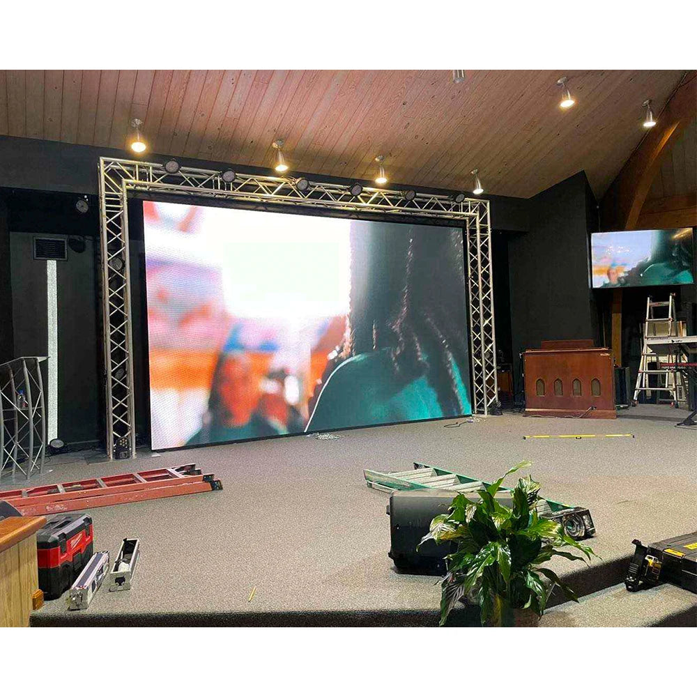 RAYBO Full Color 500*1000 Smd P3.91 Indoor Outdoor Large Led Screen Dubai for Concerts Church Led Display