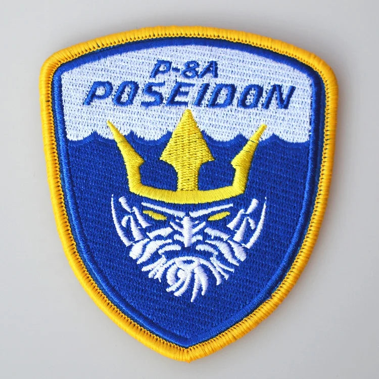 100pcs Eco-Friendly Fabric Flag Embroidered Patches Custom Logo 100% Woven Embroidered Badges Large Flower for Hats 100pcs Flag