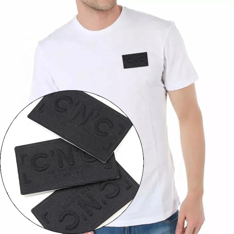 Wholesale Custom 3D Letters Name Logo TPU Embossed Iron on Patches for Clothing